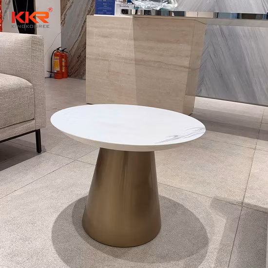 Современный искусственный мраморный камень столешница прямоугольный журнальный столик