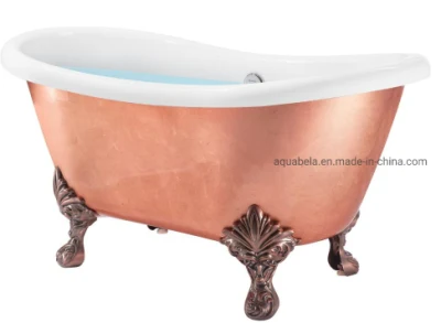 2020 Aquabela Ce/Cupc Роскошная акриловая ванна фиолетового бронзового цвета для замачивания в ванной на ножках (JL6905)